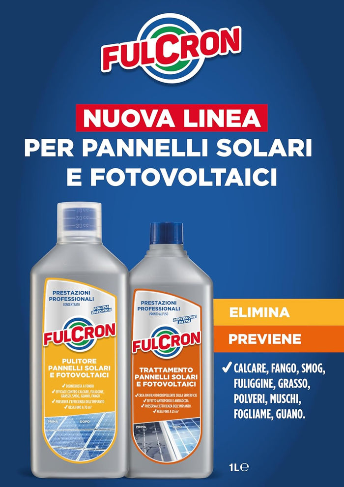 Arexons PULITORE PANNELLI SOLARI E FOTOVOLTAICI FULCRON lt. 1