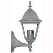 Lampione Lanterne Applique Da Giardino Mod. Vienna Bianco 15x20xh.35 Cm.