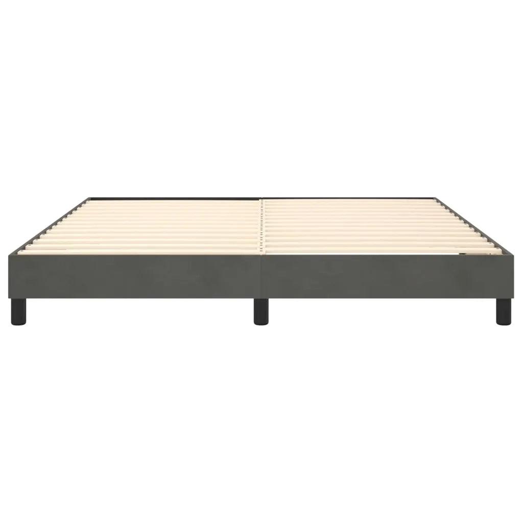 Giroletto a Molle Grigio Scuro 180x200 cm in Velluto cod mxl 43838