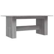 Tavolo da Pranzo | Tavolo da cucina Grigio Sonoma 180x90x76 cm Legno Multistrato