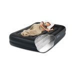 MATERASSO GONFIABILE PILLOW REST QUEEN DOPPIO CON POMPA INCORPORATA  cm. 203x152x42h.  peso kg.7,20 (64124)    INTEX