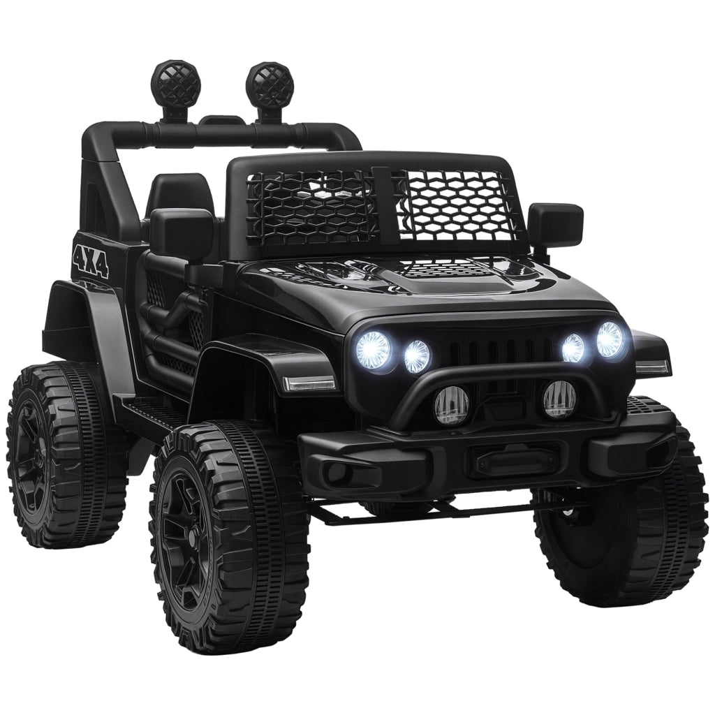 Macchina Elettrica per Bambini 3-6 Anni con Telecomando ¨C Zephmum ¨C Nero 100x64.2x71 cm