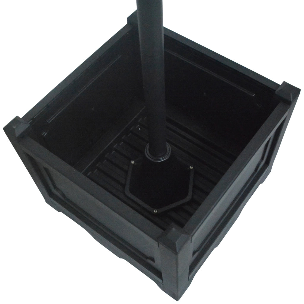 Lampada da Giardino in Metallo con Controllo Luce ¨C Zephmum ¨C Nero 189 cm IP44