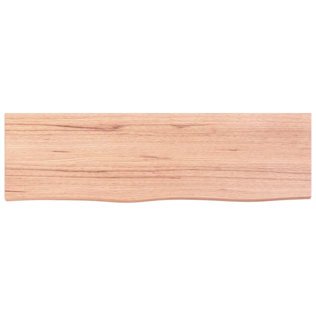 Piano Bagno Marrone 100x30x(2-4) cm Legno Massello Trattato CFW5480303