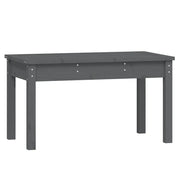 Panchina da Giardino | Panca da Giardino Grigia 80x44x45 cm Legno Massello di Pino