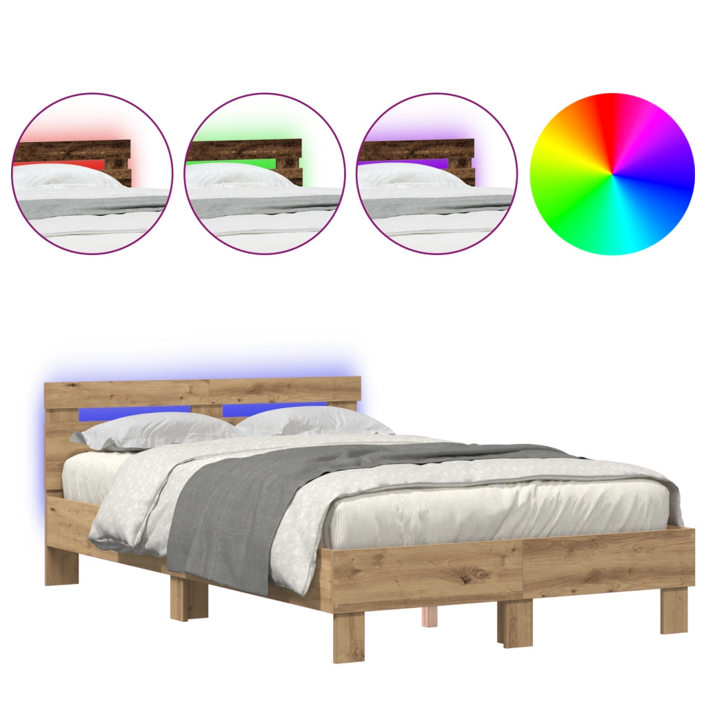 Telaio letto in rovere Rovere artigianale Legno ingegnerizzato
