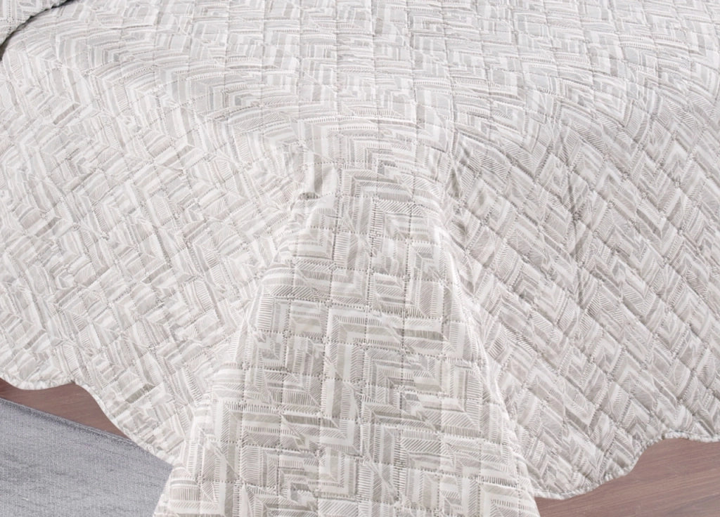 Copriletto Trapuntato Quilt Estivo Piumino 100gr/mq Disegno Pinsonic Light - Matrimoniale - Light