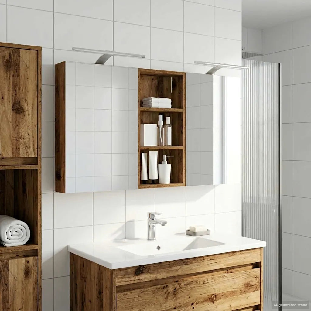 Set di Armadi da Bagno 3 pz 110 x 10,5 x 60,5 cm 3403726