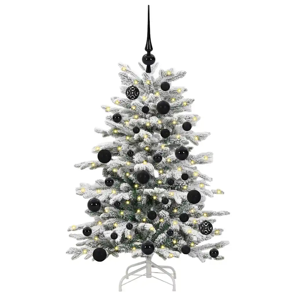 Albero di Natale Artificiale con Rami Pieghevoli Bianco 120 cm 3395623