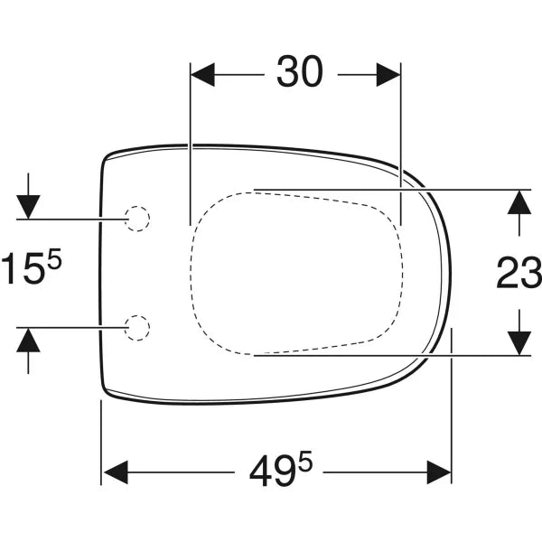 Sedile coprivaso copriwater Geberit Citterio Chiusura ammortizzata softclose
