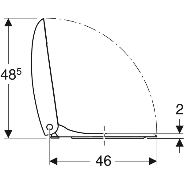 Sedile coprivaso copriwater Geberit Citterio Chiusura ammortizzata softclose