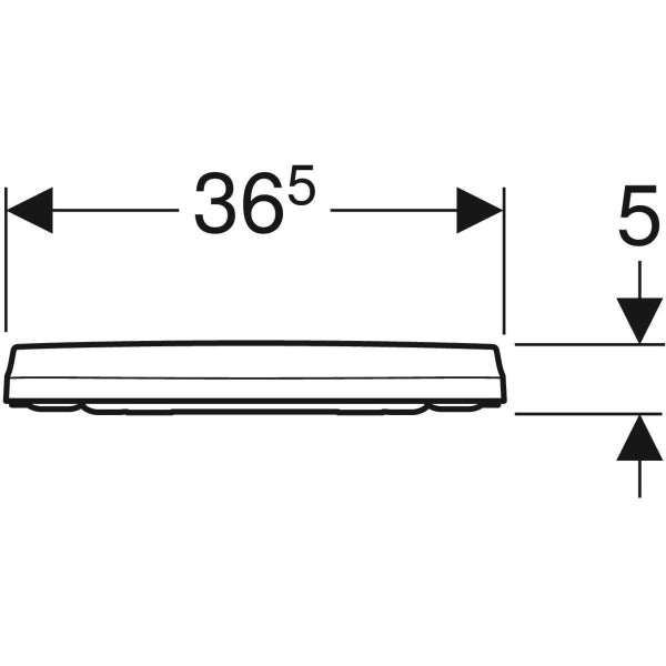 Sedile coprivaso copriwater Geberit iCon design slim Chiususra ammortizzata softclose