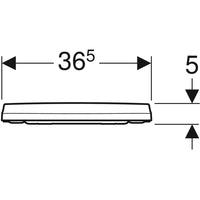 Sedile coprivaso copriwater Geberit iCon design slim Chiususra ammortizzata softclose