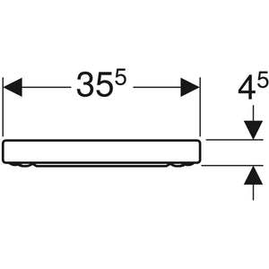 Sedile coprivaso copriwater Geberit iCon Chiusura ammortizzata soft close