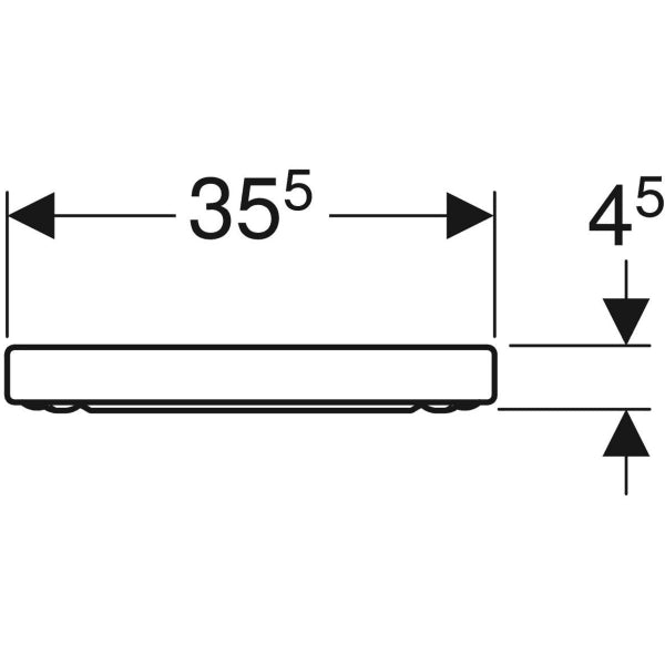 Sedile coprivaso copriwater Geberit iCon 57412000