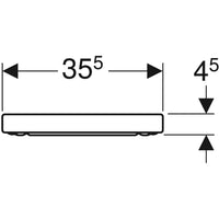 Sedile coprivaso copriwater Geberit iCon 57412000