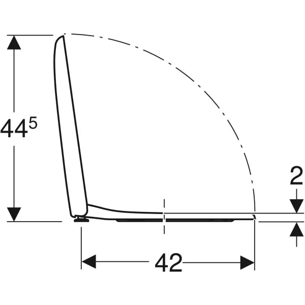 Sedile coprivaso copriwater Geberit Fantasia Chiusura ammortizzata soft close