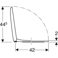 Sedile del vaso Geberit Fantasia coprivaso copriwater 500.870.00.1