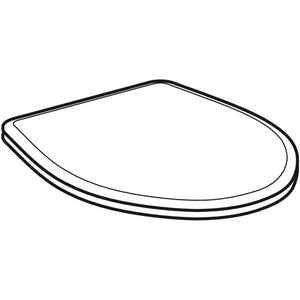 Sedile coprivaso copriwater Geberit Colibrì fissaggio dal basso 500.912.00.1