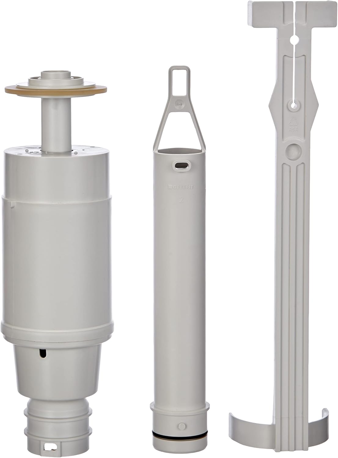 GEBERIT CAMPANA COMPLETA PER TWIN LINE 215.299.00.1 kit completo di ricambio Singolo scarico cassetta ad incasso