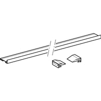 PROFILO COLLETTORE PER SCARICO A PARETE DOCCIA 'COMBIFIX'  Acciaio Inox Spazzolato  115 cm     GEBERIT