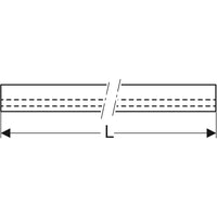 PROFILO COLLETTORE PER SCARICO A PARETE DOCCIA 'COMBIFIX'  Acciaio Inox Spazzolato  115 cm     GEBERIT