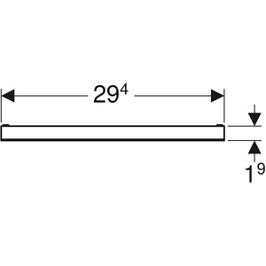 COPERTURA PER SCARICO A PARETE 'COMBIFIX E DUOFIX' GEBERIT  Piastrellabile,senza telaio     GEBERIT