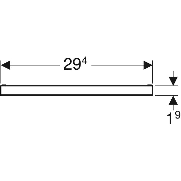 COPERTURA PER SCARICO A PARETE 'COMBIFIX E DUOFIX' GEBERIT  Piastrellabile,senza telaio     GEBERIT