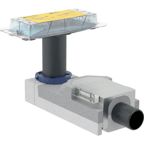 SIFONE PER CANALINE DOCCIA 'CLEANLINE'  per Massetto H,6590 mm GEBERIT