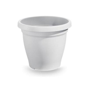 VASO 'VERONA' Ø cm 30x24h - colore bianco