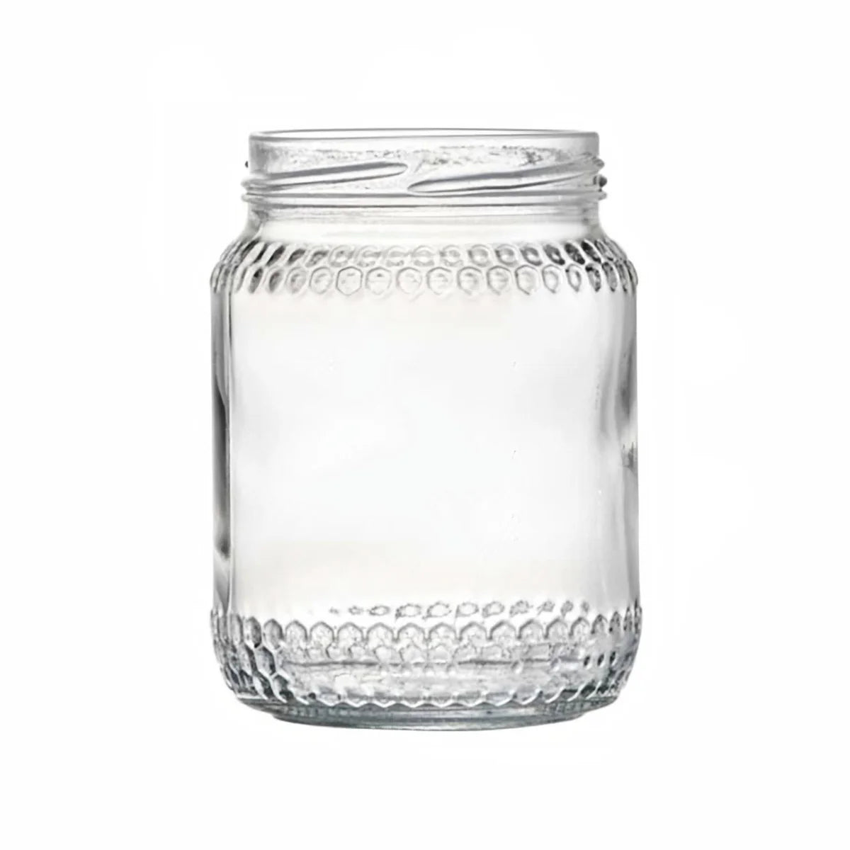 VASO IN VETRO 'MIELE' 390 cc - Imb. Ø 70 mm - 20 pezzi