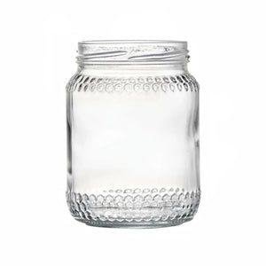 VASO IN VETRO 'MIELE' 390 cc - Imb. Ø 70 mm - 20 pezzi