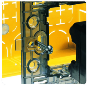 Bticino bti503e kit 10pz scatole incasso 3 moduli civili gialle