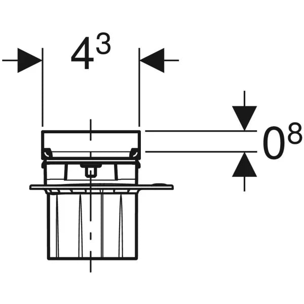 CANALINA DOCCIA 'CLEANLINE PIASTRELLABILE'  Personalizzabile / Acciaio Inox spazzolato     GEBERIT