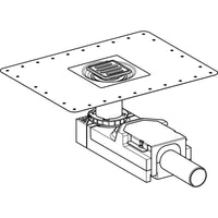 SIFONE PER DOCCIA A PAVIMENTO  H. Massetto 90220 GEBERIT