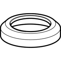 Rosone da parete Geberit per curva tecnica 90° per vaso Dm 110 H 36