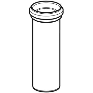 Raccordo diritto Geberit con morsetto MANICOTTO BIANCO PER VASO CON SCARICO A PARETE  Ø 110