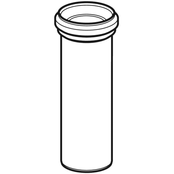 Raccordo diritto Geberit con morsetto MANICOTTO BIANCO PER VASO CON SCARICO A PARETE  Ø 110