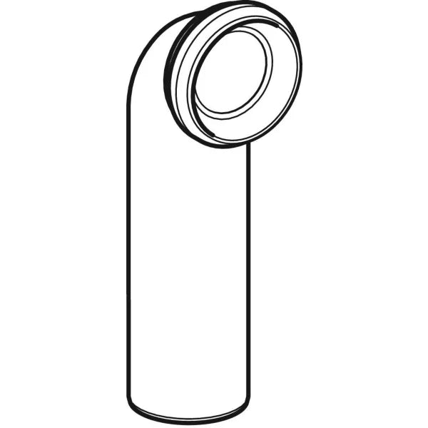 Curva tecnica 90° Geberit PER VASO CON SCARICO A PARETE
