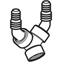 Porta flessibile a gomito doppio Geberit ATTACCO DOPPIO LAVATRICE LAVASTOVIGLIE GEBERIT