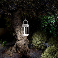 Lanterna Moderna Alluminio Bianco Led 3W 3000K Ricaricabile