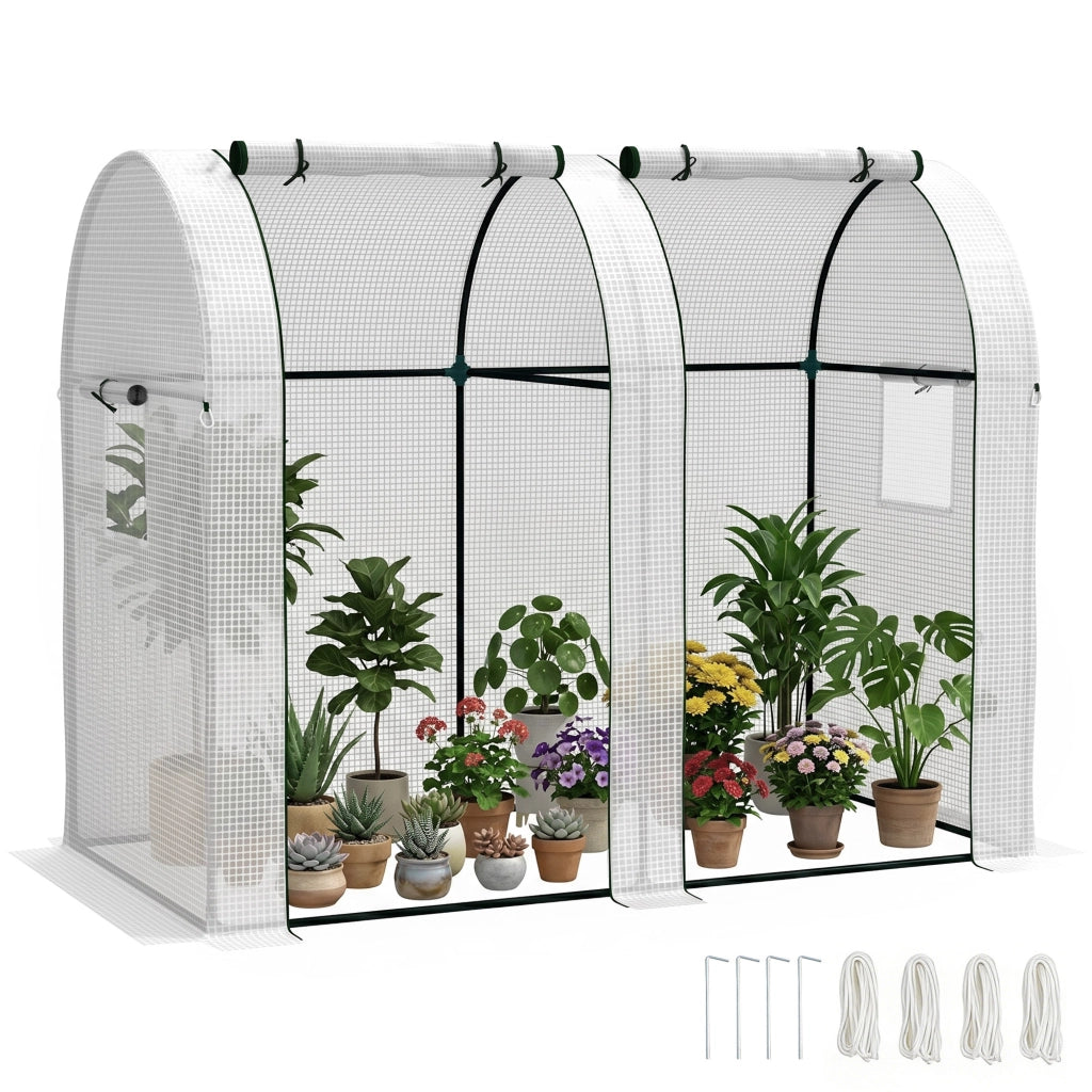 Serra da giardino ¨C zephmum ¨C Bianco 1.8 m2 4 finestre