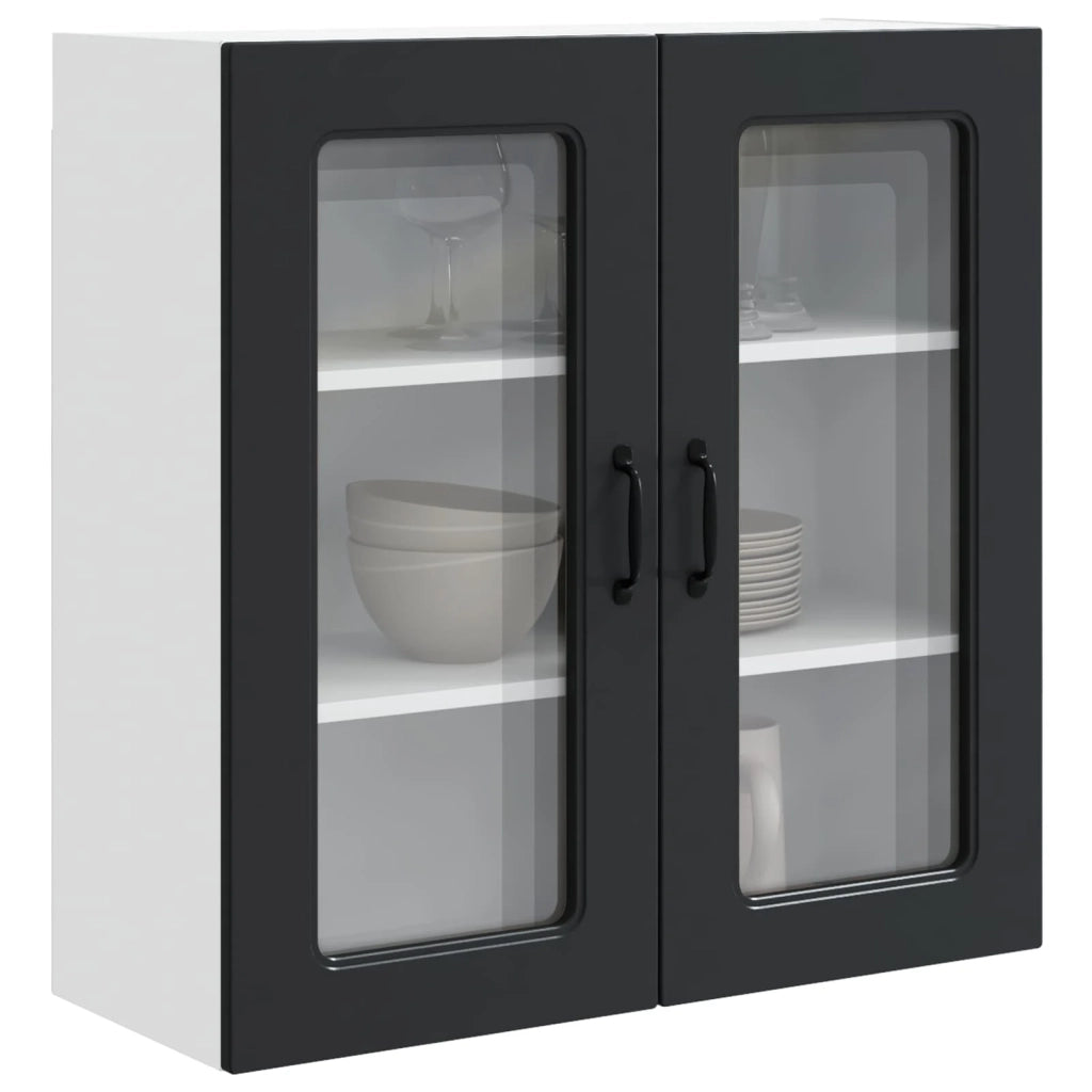 Mobile da cucina-Armadio da cucina Nero 80 x 31 x 80 cm Legno multistrato 200766