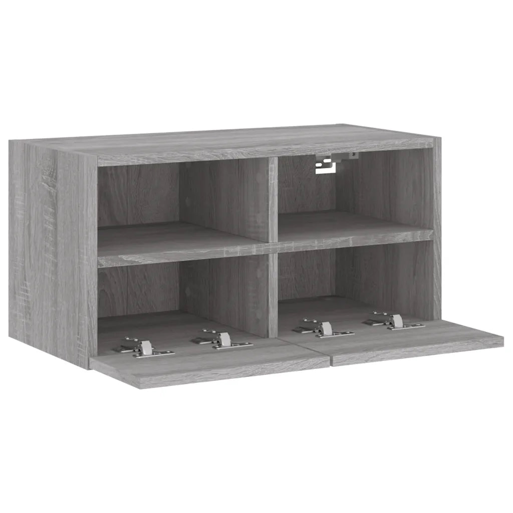 Mobile TV a Parete | Armadietto TV | Mobile Porta TV Grigio Sonoma 60x30x30 cm Legno Multistrato