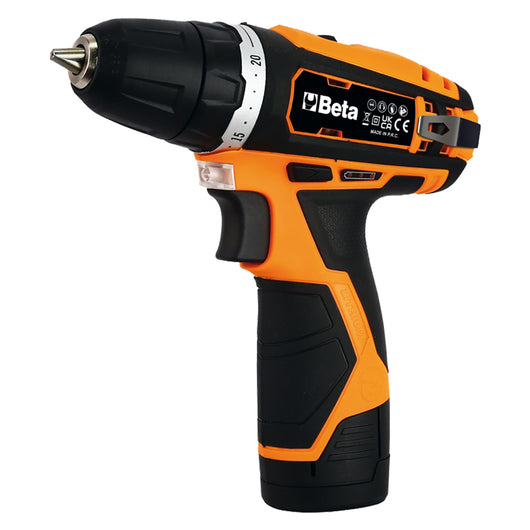 AVVITATORE REVERSIBILE A BATTERIA ART. 1972/K12V-10  2 Ah litio  - BETA