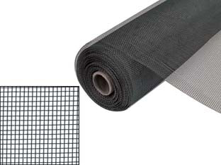 ZANZARIERA IN ALLUMINIO VISTA WAVE 18/16- - maglia 18/16 - cm.80 x mt.30 - colore antracite - 1 rotolo PHIFER