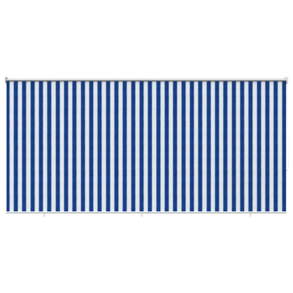 Tenda a Rullo Esterno Blocco UV 90% Strisce Blu e Bianche HDPE 42035970