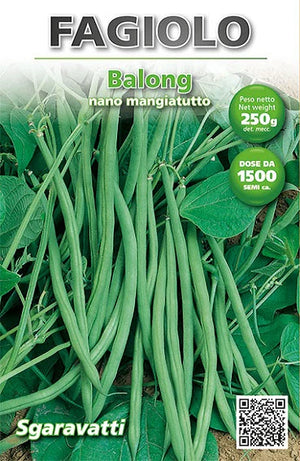 SEMI PER FAGIOLI fagiolo nano balong - gr 250  - SGARAVATTI