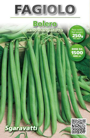 SEMI PER FAGIOLI fagiolo nano bolero - gr 250  - SGARAVATTI
