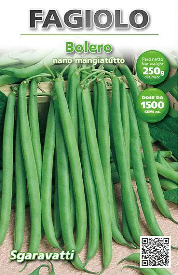 SEMI PER FAGIOLI fagiolo nano bolero - gr 250  - SGARAVATTI